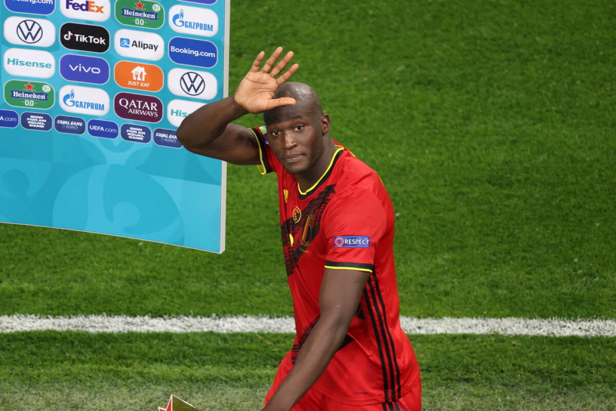 Chelsea, fatto il prezzo di Lukaku - Saint Petersburg, Russia - 12 June 2021:  Football. European Football Championship 2020. 1st round, Group B. Russia v Belgium. National Team player Romelu Lukaku