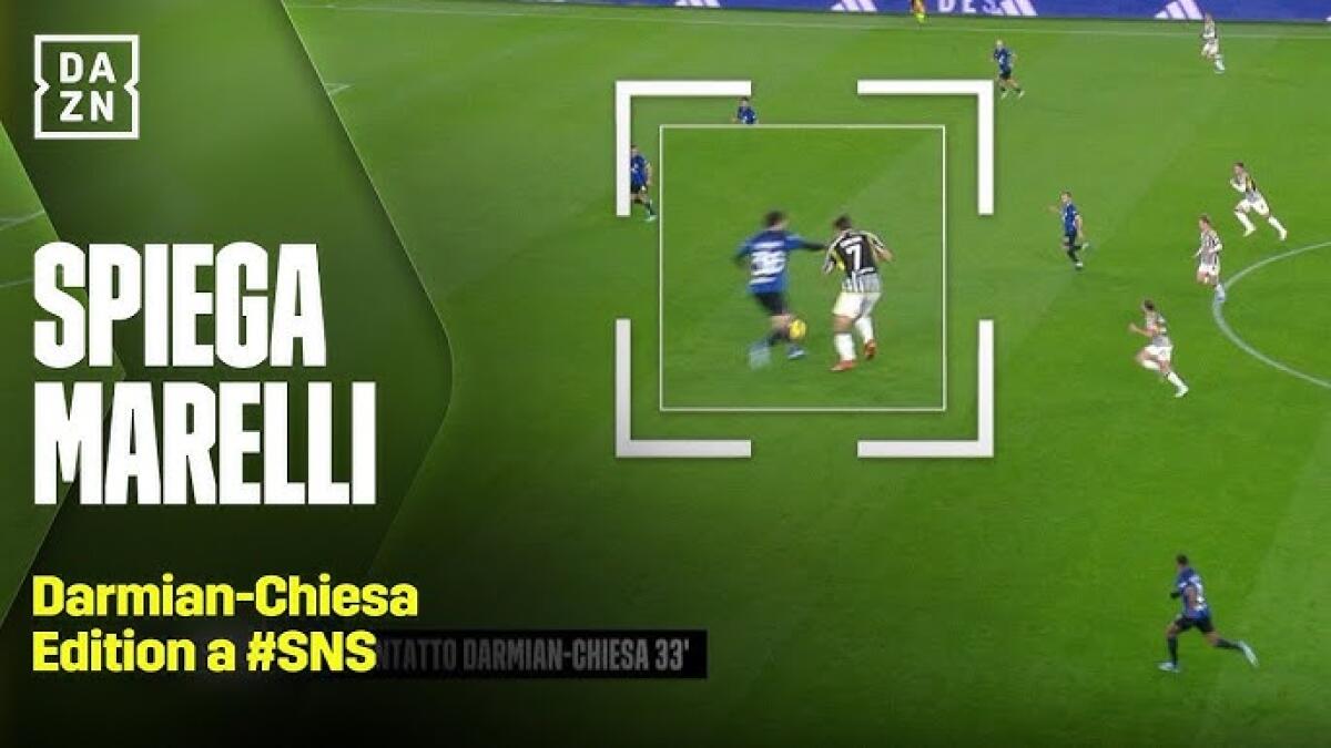 Il contatto Darmian Chiesa fa infuriare gli juventini. Il video - 