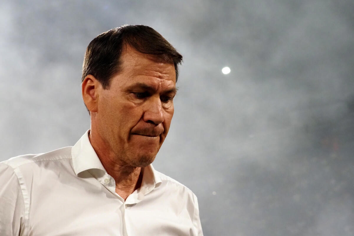 Garcia: parola fine? - Rudi Garcia coach of Napoli, during the match of the Italian Serie A league between Napoli vs Lazio  final result, Napoli 1, Lazio 2, match played at the Diego Armando Maradona stadium.