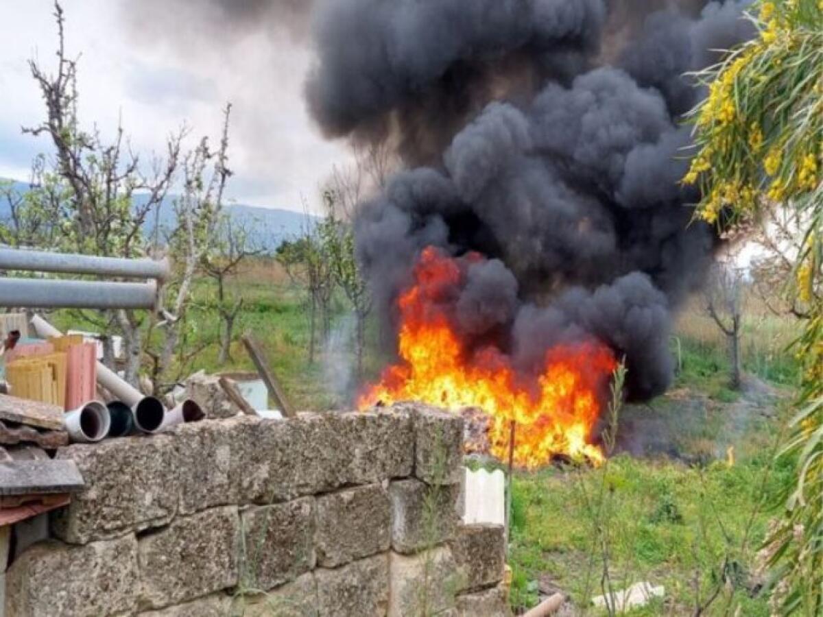 Bruciava rifiuti speciali nel Parco del Gargano: denunciato - 