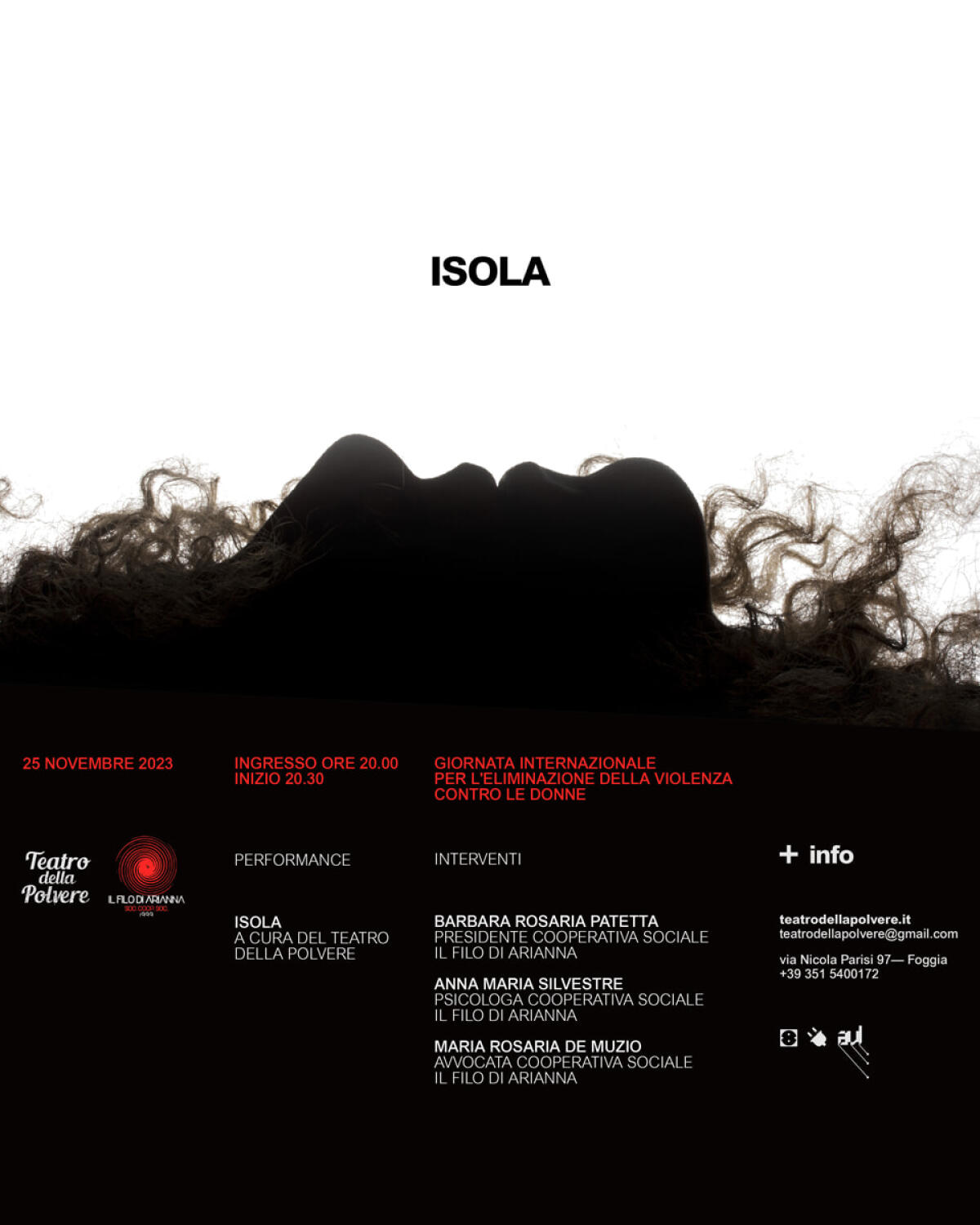 ‘Isola’, il Teatro della Polvere racconta l’assurdo della violenza di genere - 