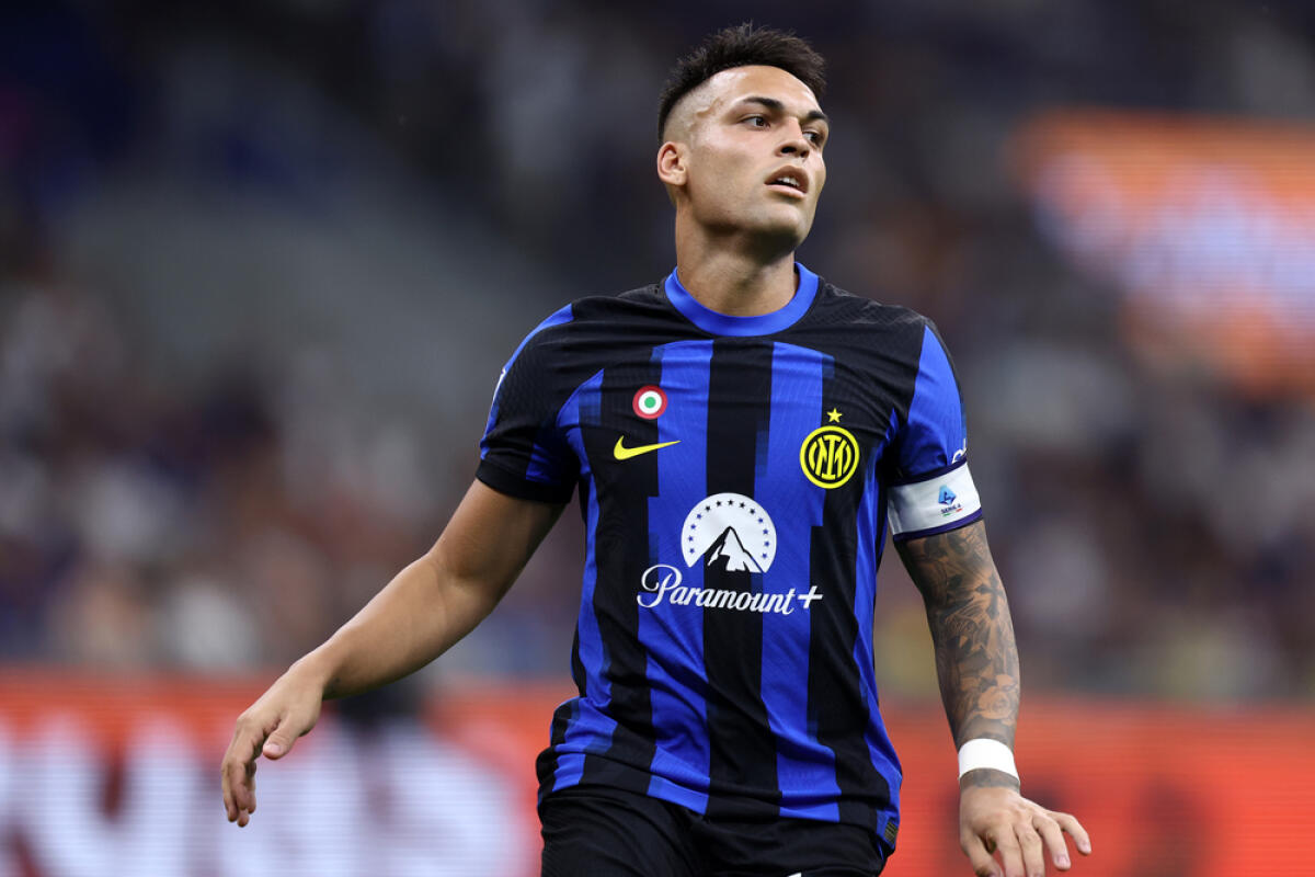 Lautaro assente per la prima volta dal 2019 - Milano, Italy. 19 Agusut 2023 . Lautaro Martinez of Fc Internazionale during the Serie A football match between Fc Internazionale and Ac Monza.