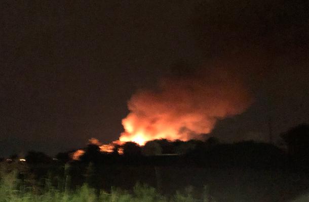 Incendio nel ghetto di Borgo Mezzanone, distrutte otto baracche