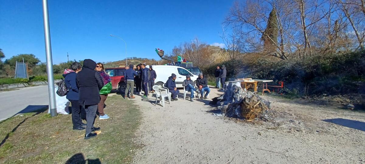 Protesta agricoltori: i presidi dei Monti Dauni - Biccari - 