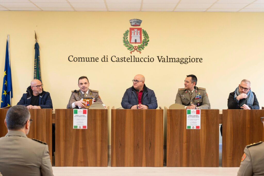 Castelluccio Valmaggiore conferisce cittadinanza onoraria al 21° reggimento Artiglieria e all'11° genio Guastatori