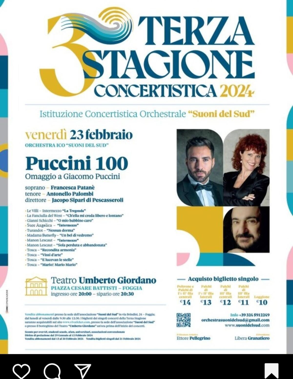 Apertura della terza stagione concertistica di "Suoni del Sud" - 