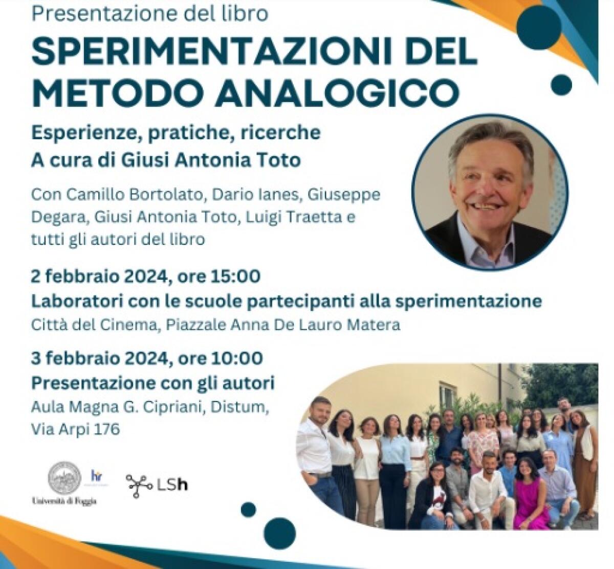 Al Learning Sciences Institute dell'UniFg il libro "Sperimentazione del Metodo Analogico" - 
