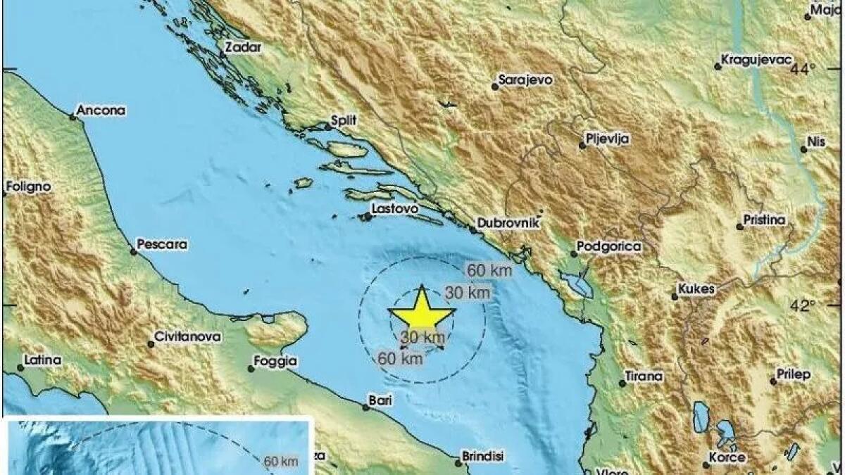 Due scosse di terremoto al largo della Puglia - 