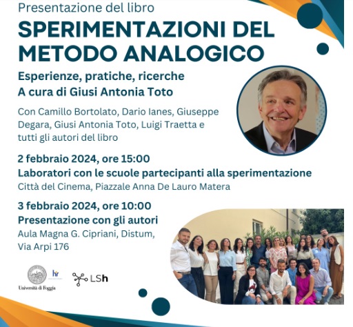 Al Learning Sciences Institute dell'UniFg il libro "Sperimentazione del Metodo Analogico"