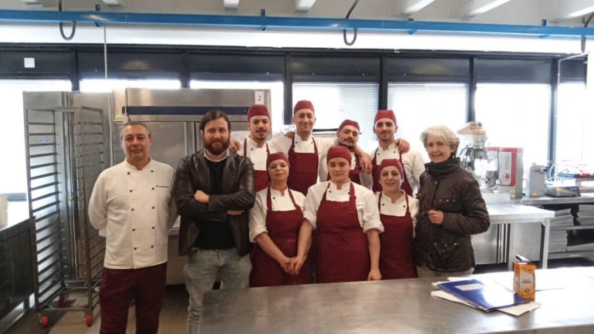 La Sushi School di Raffaele Pepe nella comunità di San Patrignano con la Pescheria Azzurra di Foggia - 