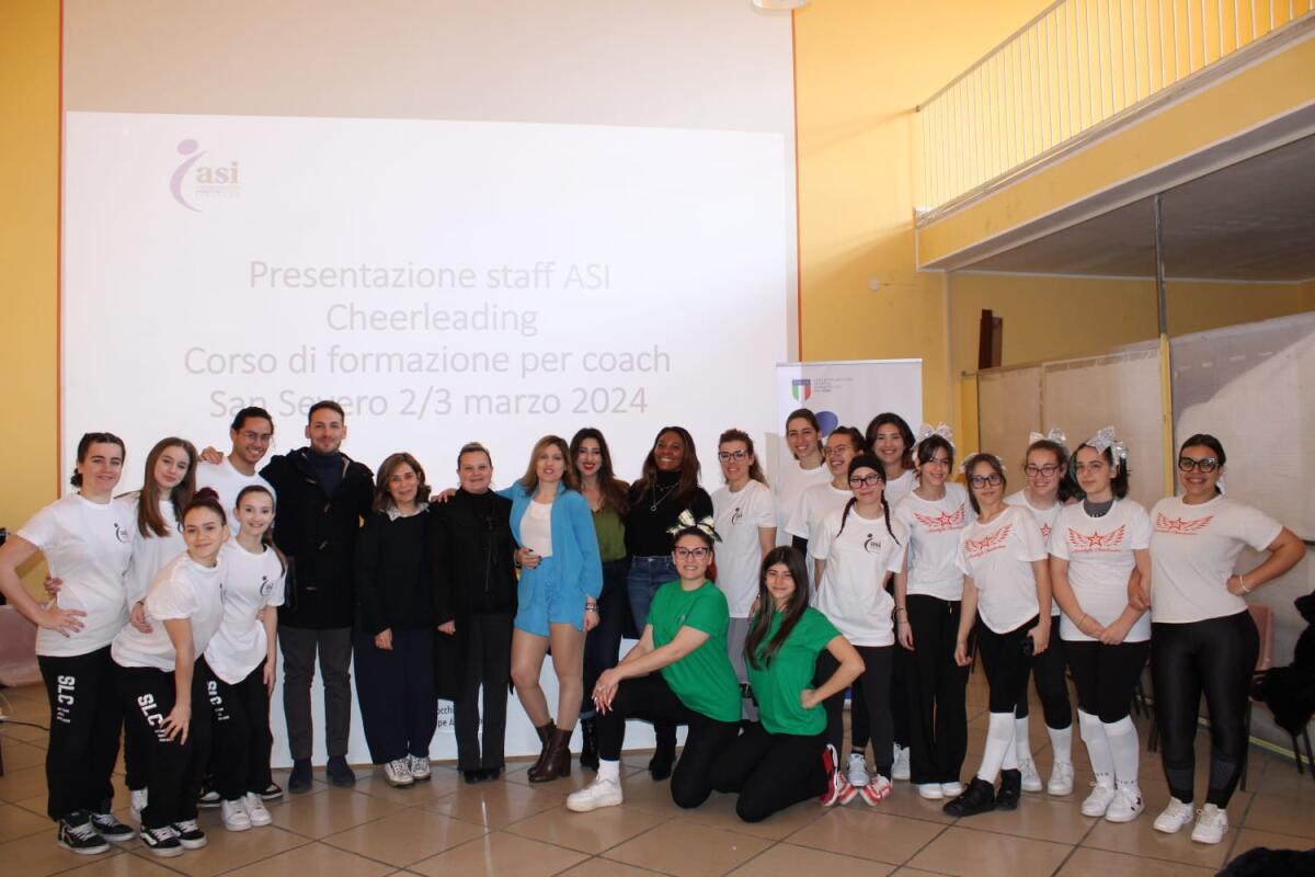 Successo per il corso di formazione "Cheer Coach" Asi Cheerleading, tenutosi a San Severo - 