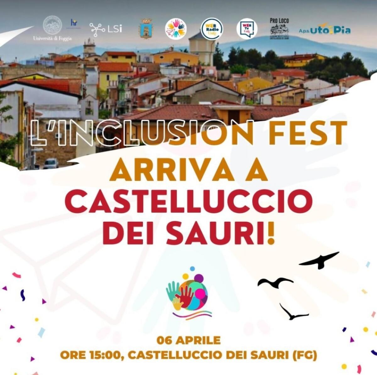 Inclusion Fest: arriva a Castelluccio dei Sauri - 