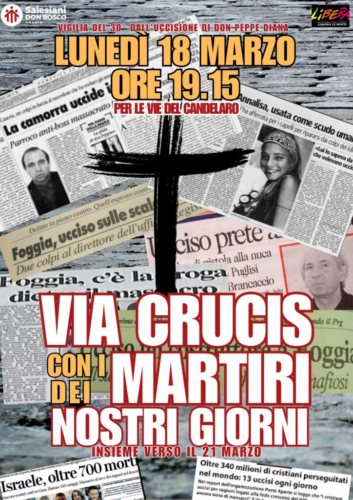 Al Sacro Cuore di Foggia la "Via Crucis con i Martiri dei nostri giorni"