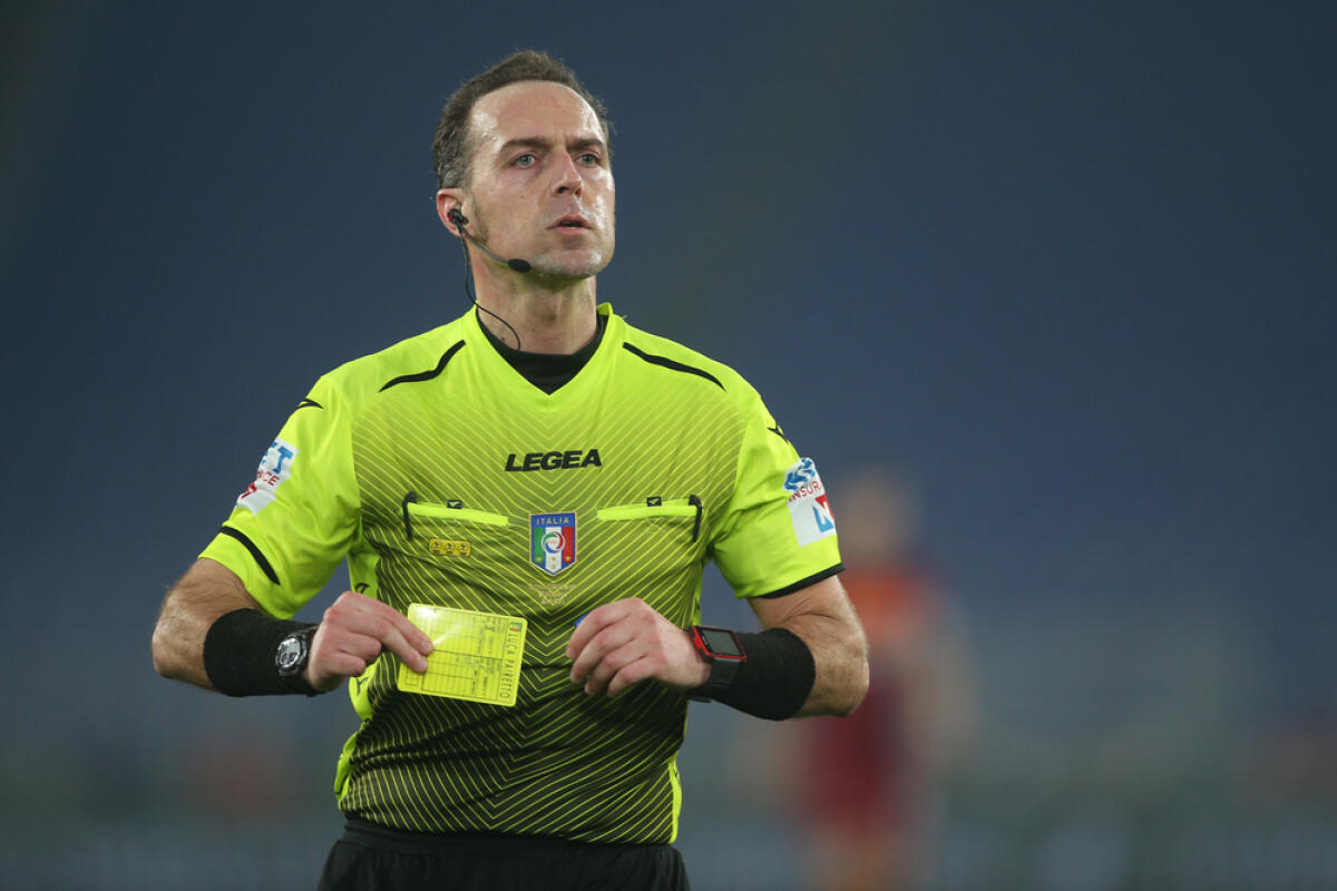 Gli arbitri del prossimo turno di Serie A - ROME, Italy - 23.12.2020: REFEREE Pairetto di Nichelinoin during the Italian Serie A league 2020 soccer match  between AS ROMA VS CAGLIARI , at Olympic stadium in Rome