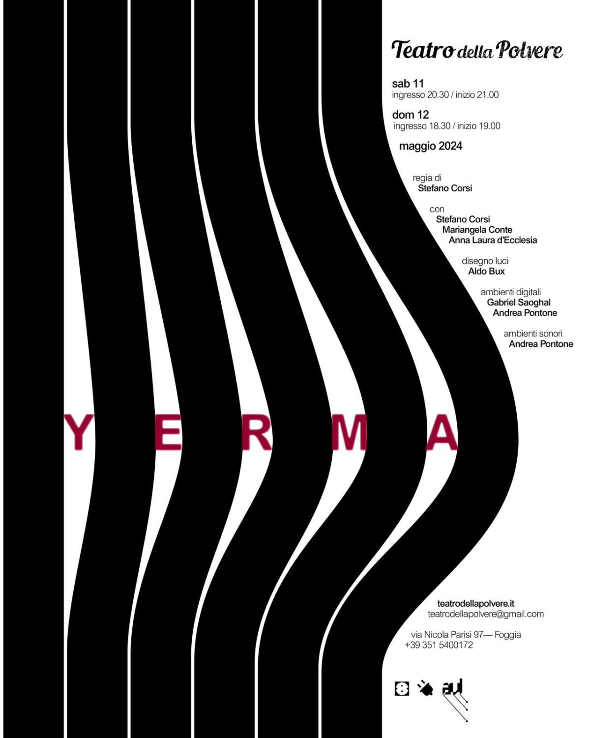 Foggia, "Yerma" al Teatro della Polvere - 
