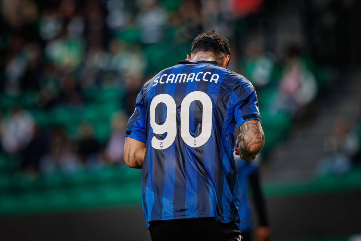 Date e orari dell'ultimo turno di Serie A - Gianluca Scamacca during UEFA Europa League game between Sporting CP e Atalanta BC at Estadio Jose Alvalade, Lisbon, Portugal. (Maciej Rogowski)