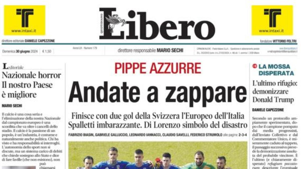 "Andate a zappare", come apre la stampa italiana ed estera sulla debacle azzurra - 