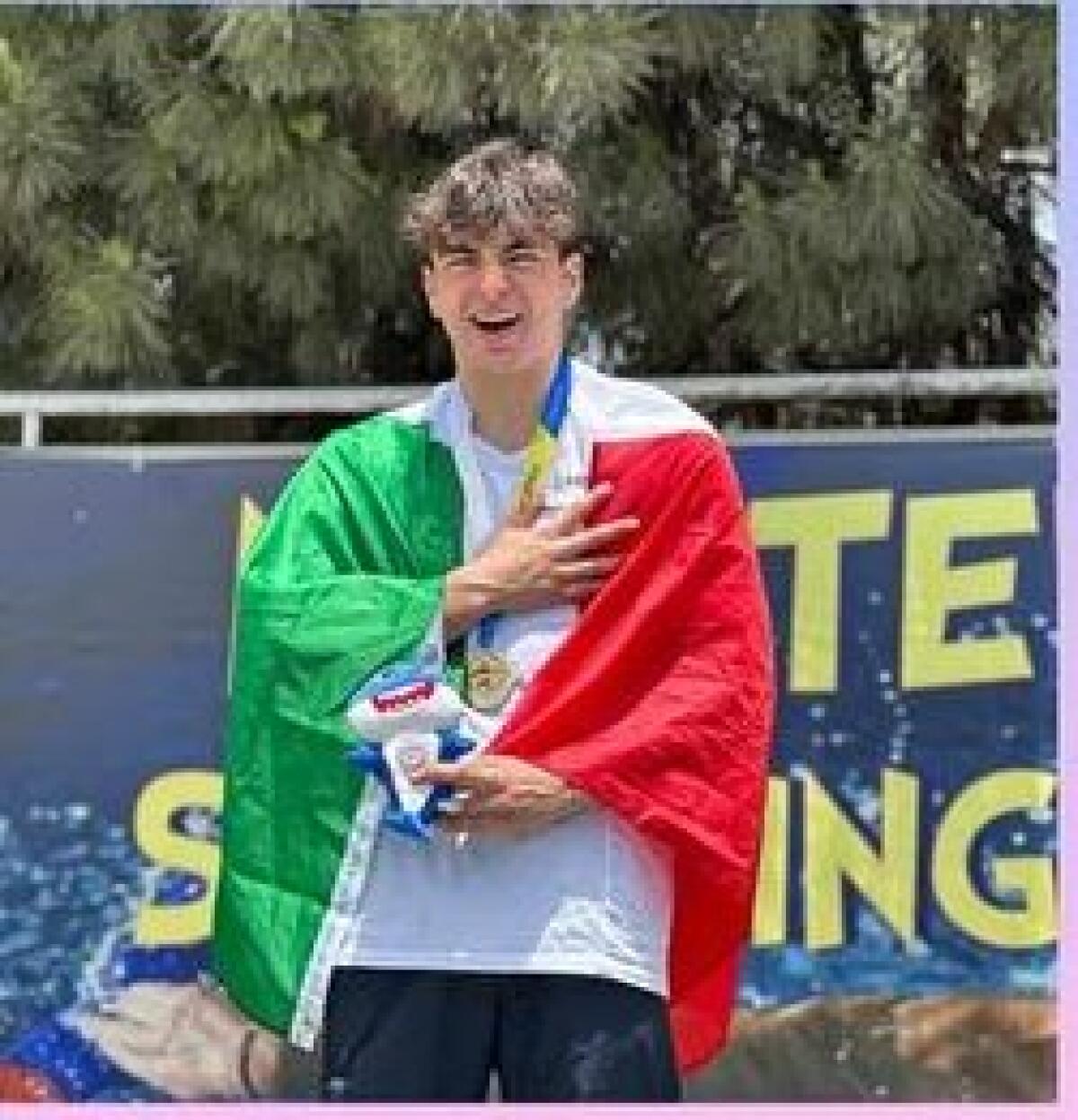 Coppa Comen, il foggiano Ciuffreda medaglia d'oro nei 100 farfalla - 