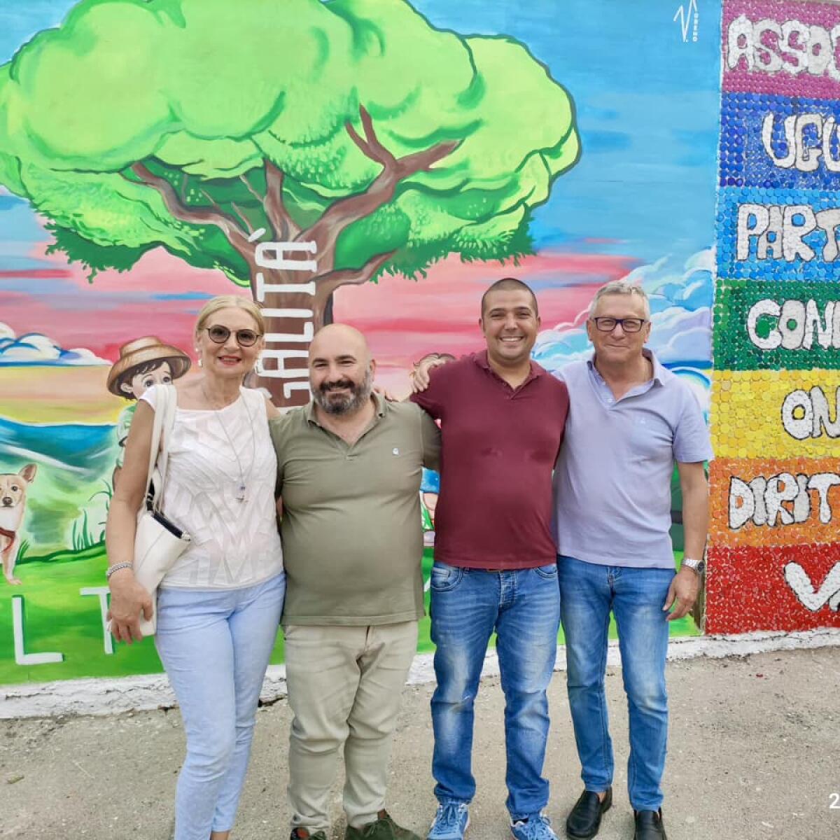 Foggia, inaugurato il murale della legalità - 