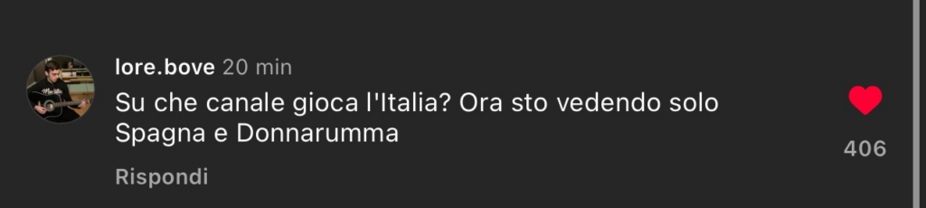 Spagna - Italia, i commenti dei tifosi online