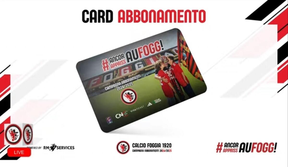 Foggia Calcio, presentata la campagna abbonamenti - 