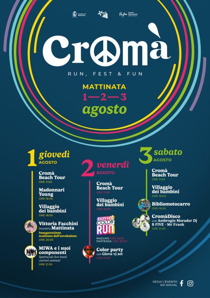 Mattinata, tutto pronto per "Sunset color run"
