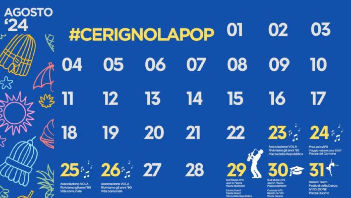 Cerignola, al via il cartellone delle iniziative estive - 