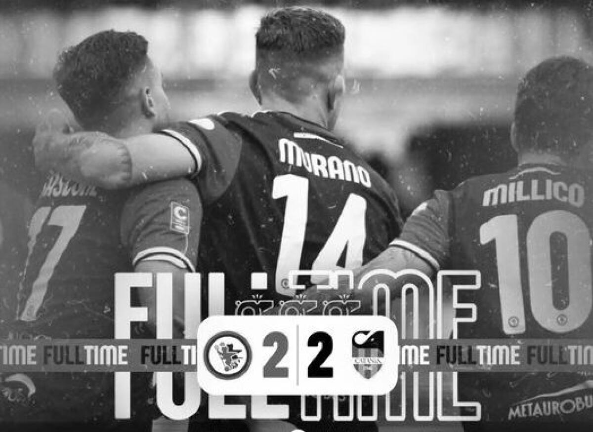 Foggia-Catania 2-2 risultato finale - 