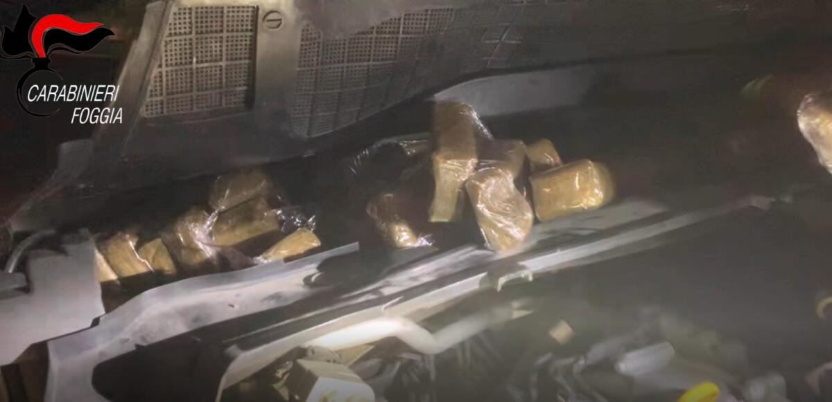 San Severo, in auto con 15 chili di droga: arrestate due persone - 