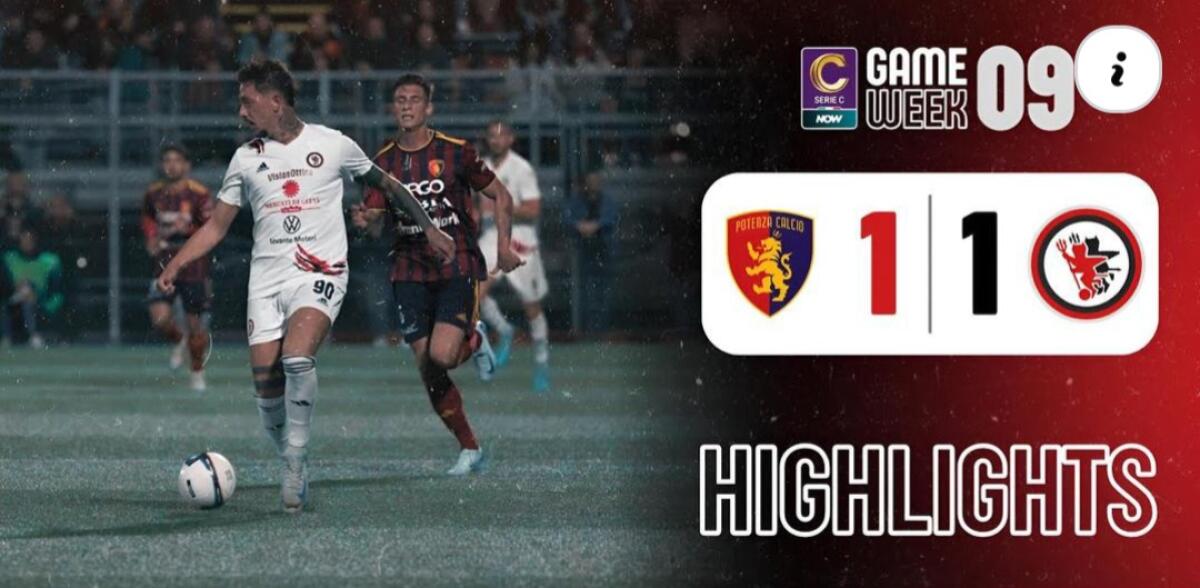 Calcio, Potenza-Foggia finisce in parità - 