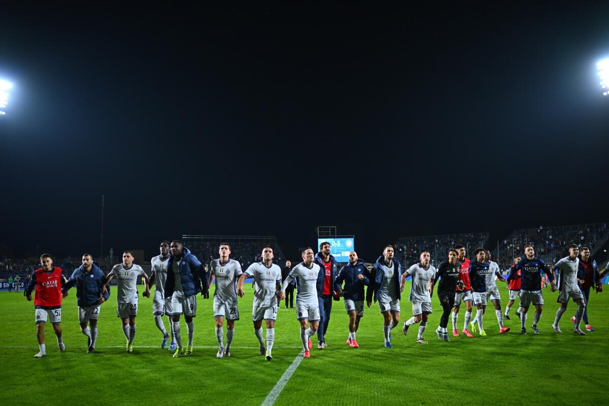 The day after - L'Inter c'è e risponde al Napoli: corsa a due per lo Scudetto? - L'Inter vince al Castellani di Empoli (foto Inter)