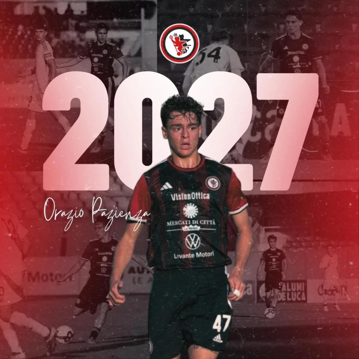 Calcio Foggia, Pazienza firma fino al 2017 - 