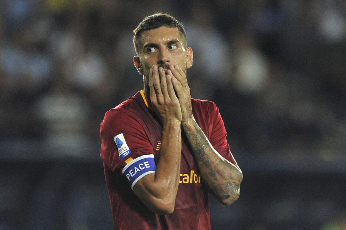 Roma, stiramento al legamento per Pellegrini:  ecco quanto starà fuori - Lorenzo Pellegrini player of Roma, during the match serieA italian championship Empoli vs Roma final result, Empoli 1, Roma 2, match played at the Carlo  Castellani Stadium.