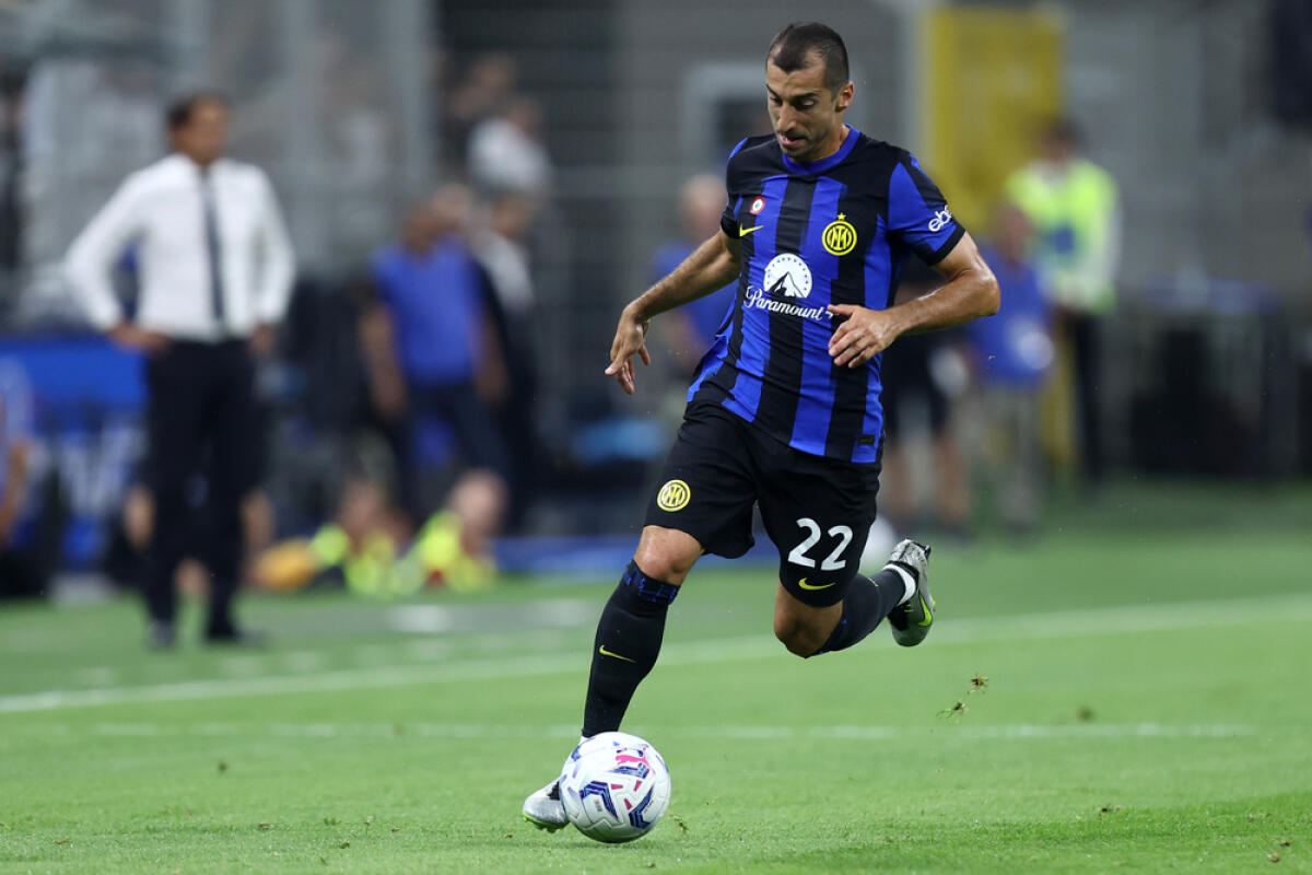 Inter, Mkhitaryan: "Sappiamo di essere forti, a volte non siamo concentrati" - Milano, Italy. 19 Agusut 2023 . Henrikh Mkhitaryan of Fc Internazionale during the Serie A football match between Fc Internazionale and Ac Monza.