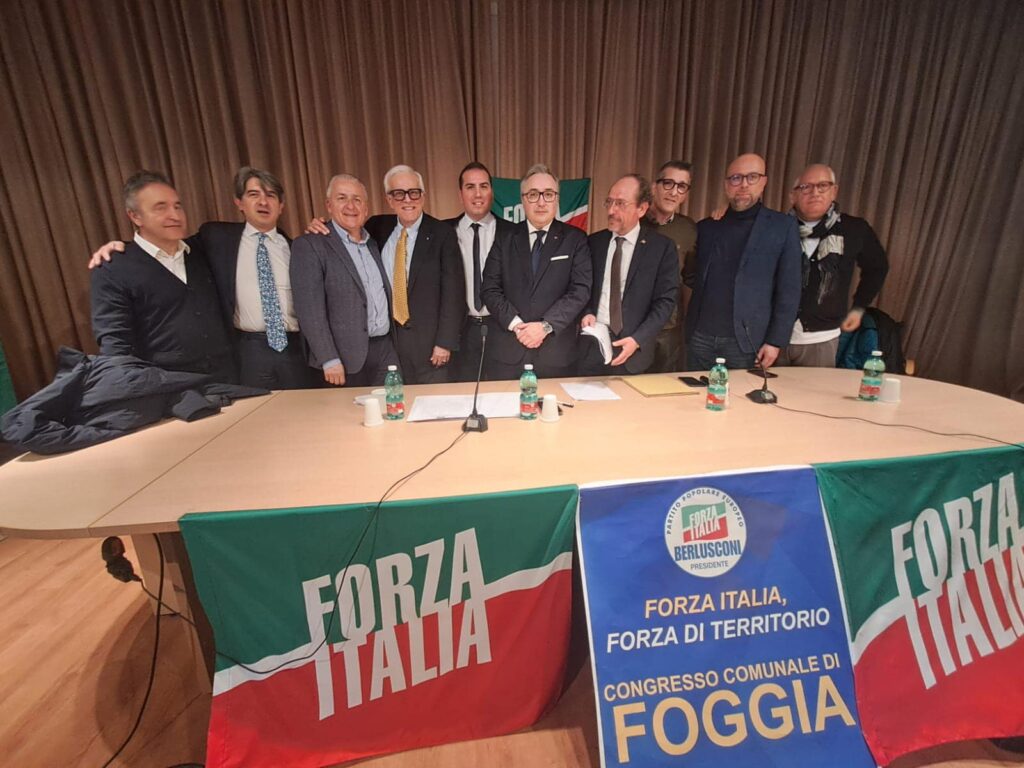 Foggia, Pasquale Rignanese segretario cittadino di Forza Italia