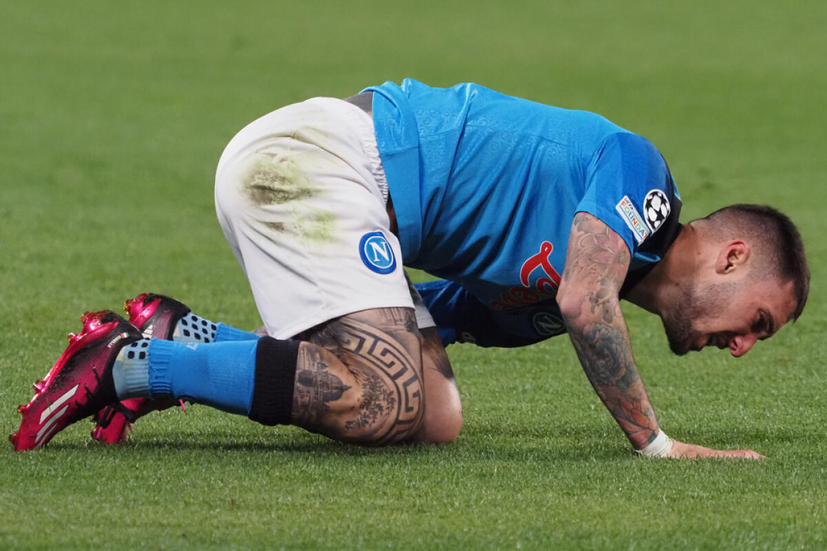 Napoli, Politano rinnova fino al 2028? - Matteo Politano player of Napoli, during the Uefa champions league match between Napoli vs Eintracht Frankfurt, final result Napoli 3, Eintracht Frankfurt 0. Match played at Diego Armando Maradona stadium.