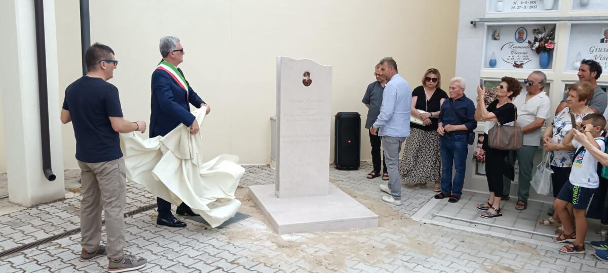 San Giovanni Rotondo, inaugurata la stele dedicata al partigiano Matteo Corritore - 