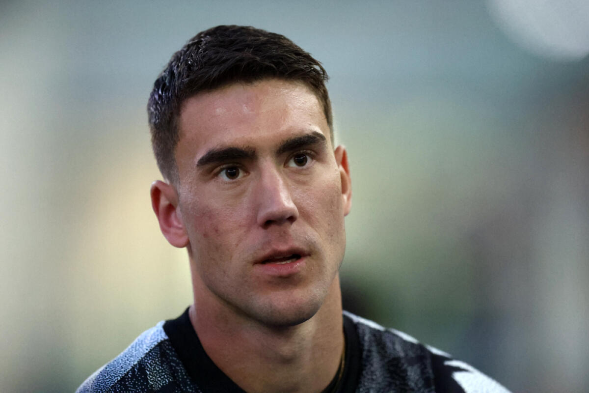 Milan, tentativo per Vlahovic ma serve un sconto importante - Dusan Vlahovic of Juventus Fc during the Serie A match beetween Juventus Fc and Ssc Napoli  on April 23, 2023 in Turin, Italy .