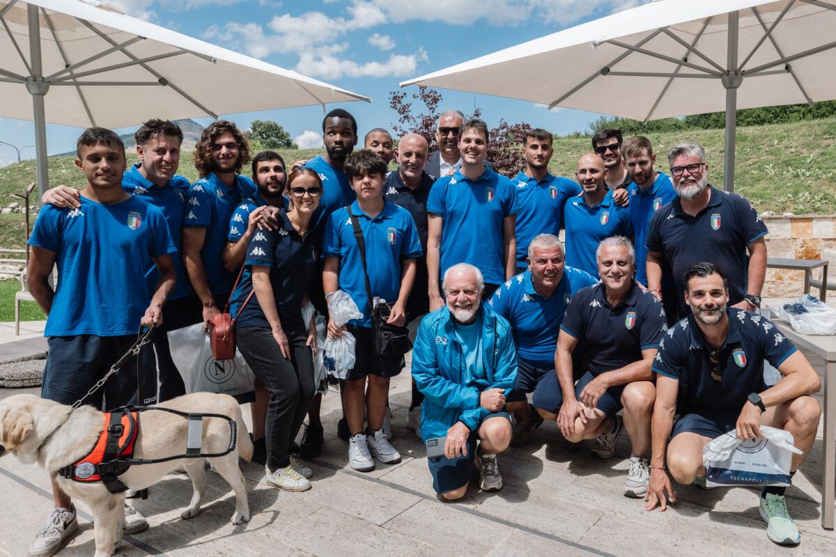 Il Napoli ospita la nazionale di calcio a 5 non vedenti - 