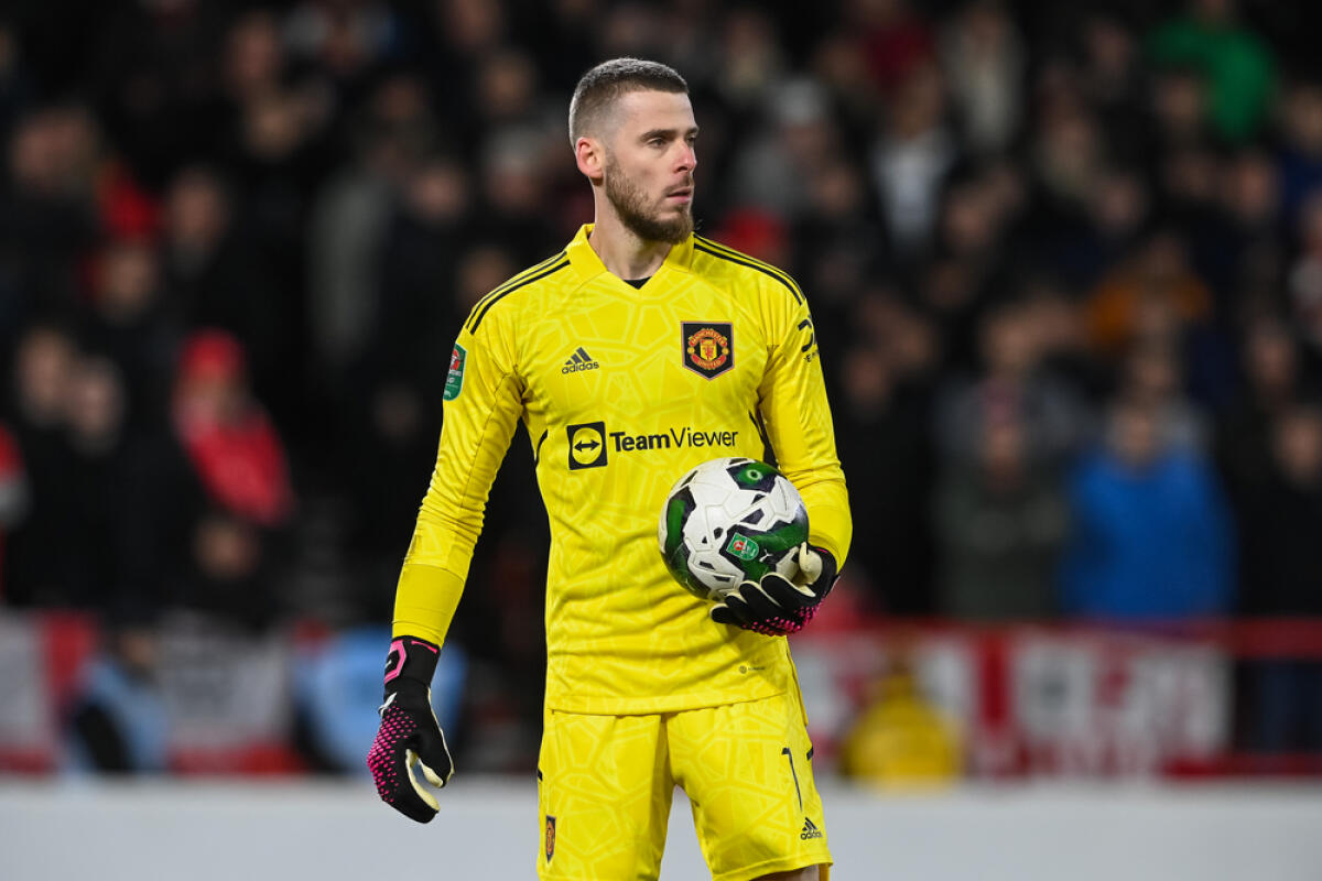 Fiorentina, il Manchester United valuta il ritorno di De Gea - David De Gea #1 of Manchester United during the Carabao Cup Semi-Finals match Nottingham Forest vs Manchester United at City Ground, Nottingham, United Kingdom, 25th January 2023

(Photo by Craig Thomas/News Images)