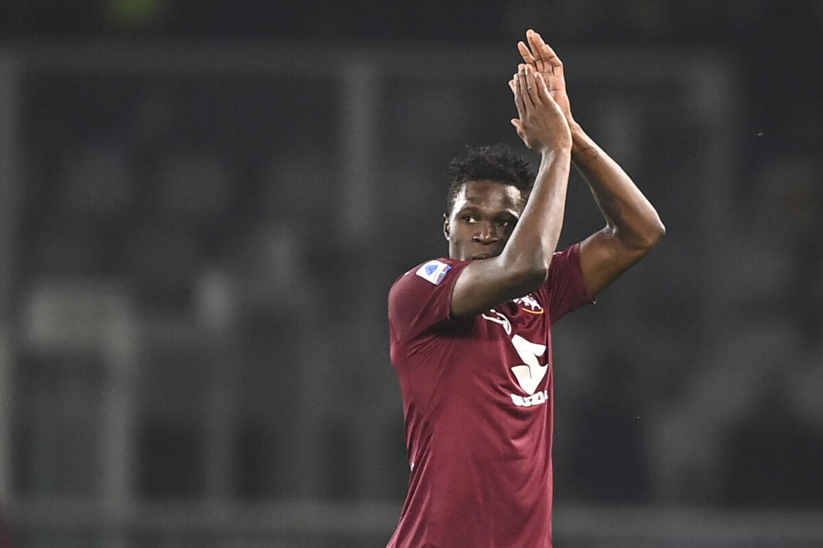 Juventus, salgono le quotazioni di Singo: le ultime - Foto LaPresse - Fabio Ferrari
30 Ottobre 2021 Torino, Italia 
Sport
Calcio
ESCLUSIVA TORINO FC
Torino Fc vs UC Sampdoria - Campionato di calcio Serie A TIM 2021/2022 - Stadio Olimpico Grande Torino.
Nella foto:Wilfried Singo (Torino FC);esulta dopo r