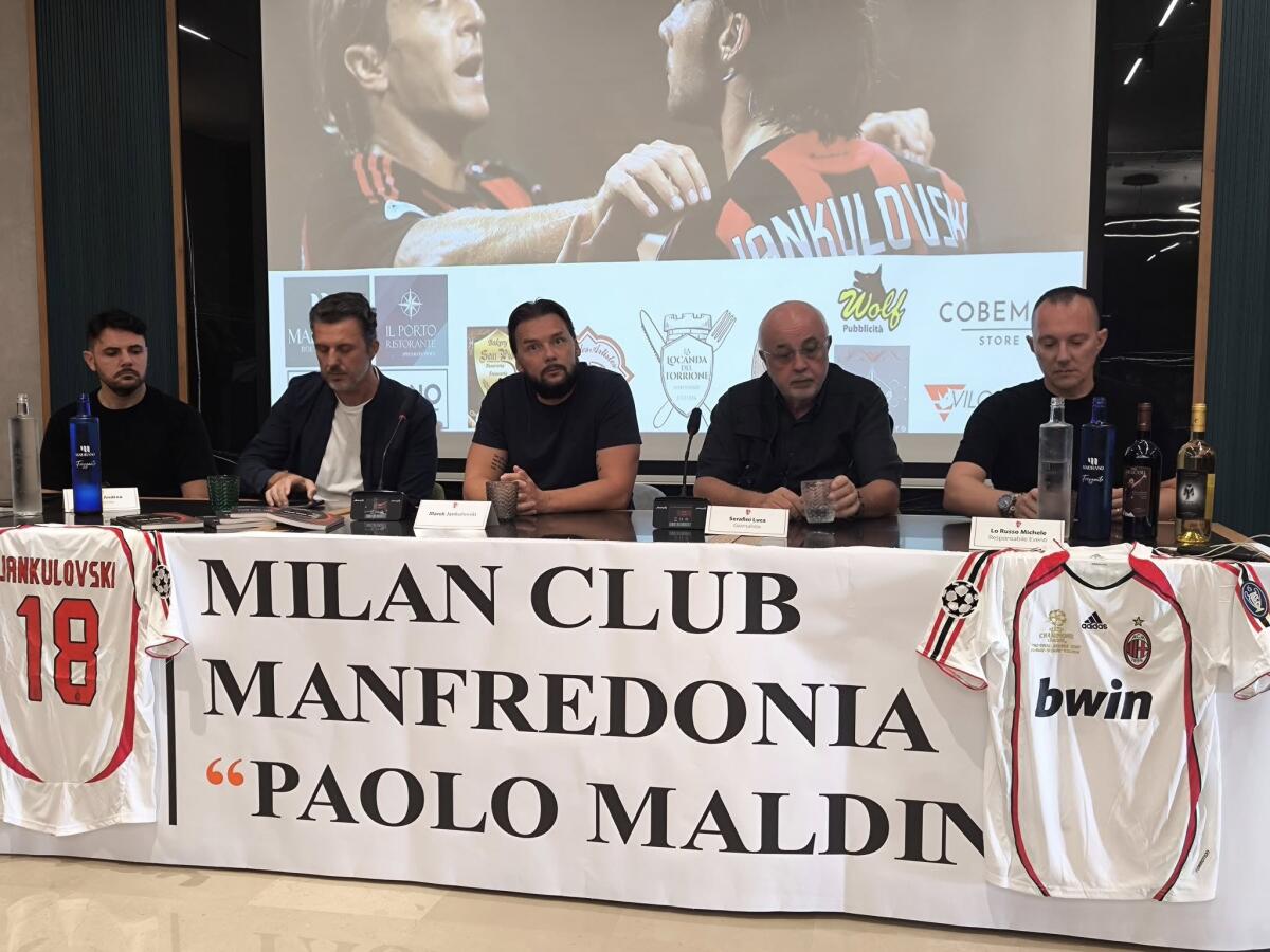 Marek Jankulovsky, ospite del Milan Club di Manfredonia "Paolo Maldini". "Allegri allenatore tosto" - 