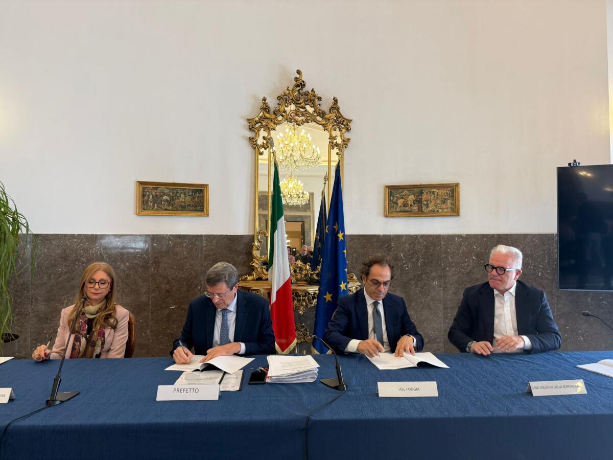 Prefettura- ASL Foggia: firmato il protocollo operativo - 