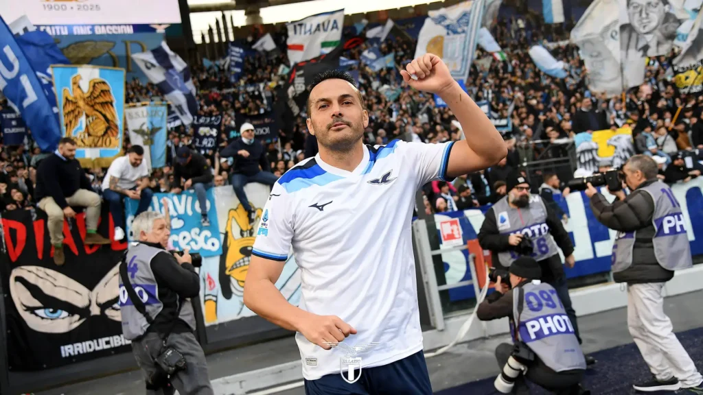 Pedro, attaccante della Lazio (foto SS Lazio)