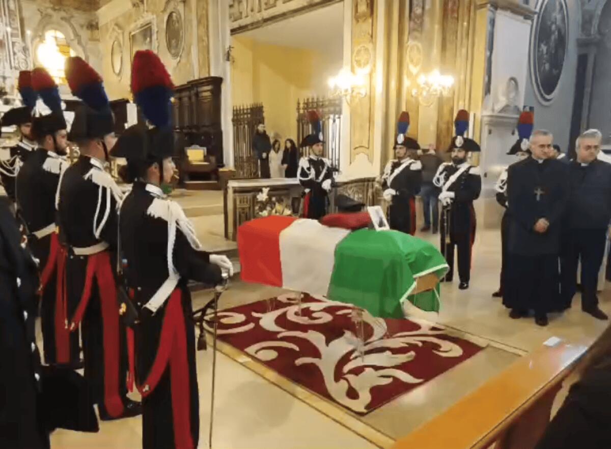 San Severo, l'addio al giovane carabiniere morto in un incidente stradale - 