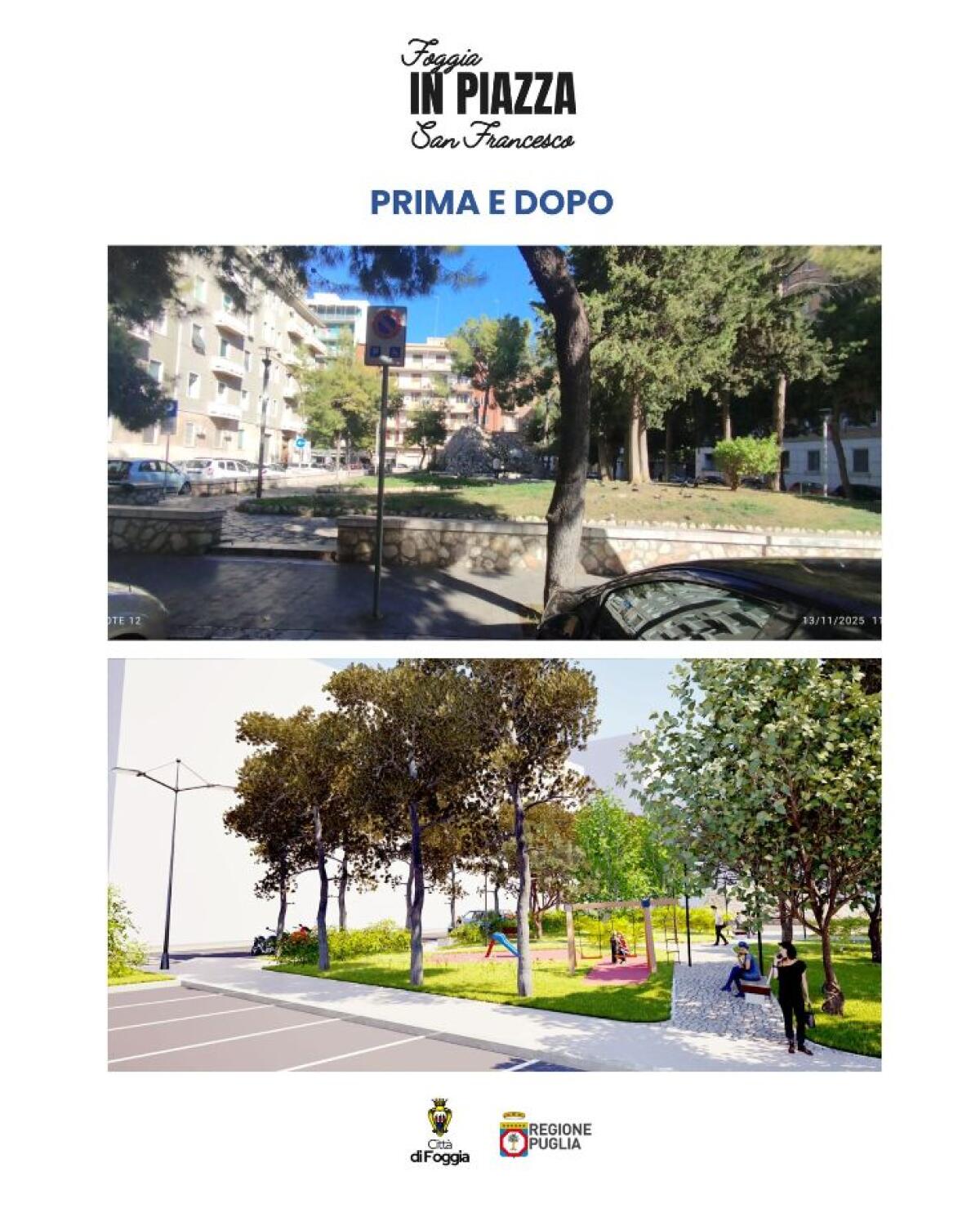 Foggia, presentato il progetto per riqualificare piazza San Francesco - 