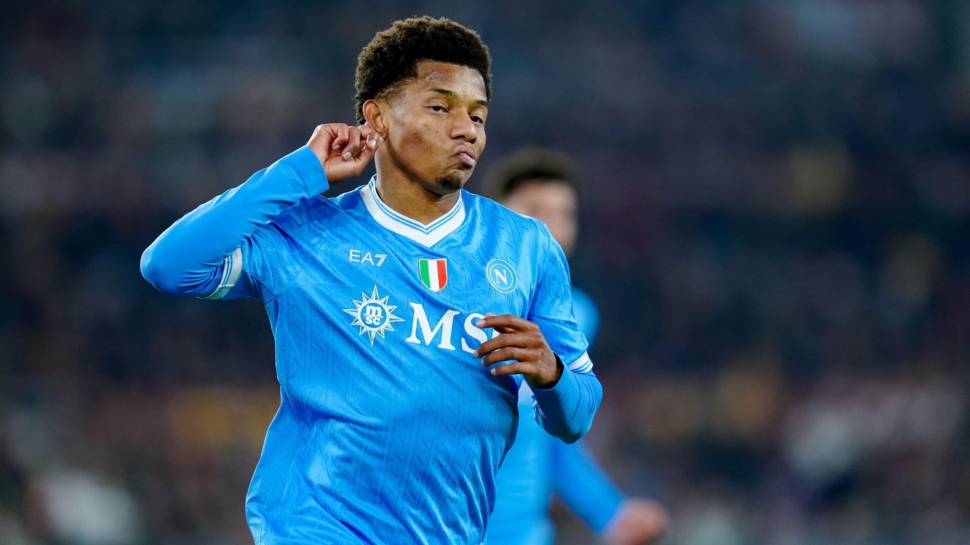 David Neres esulta
