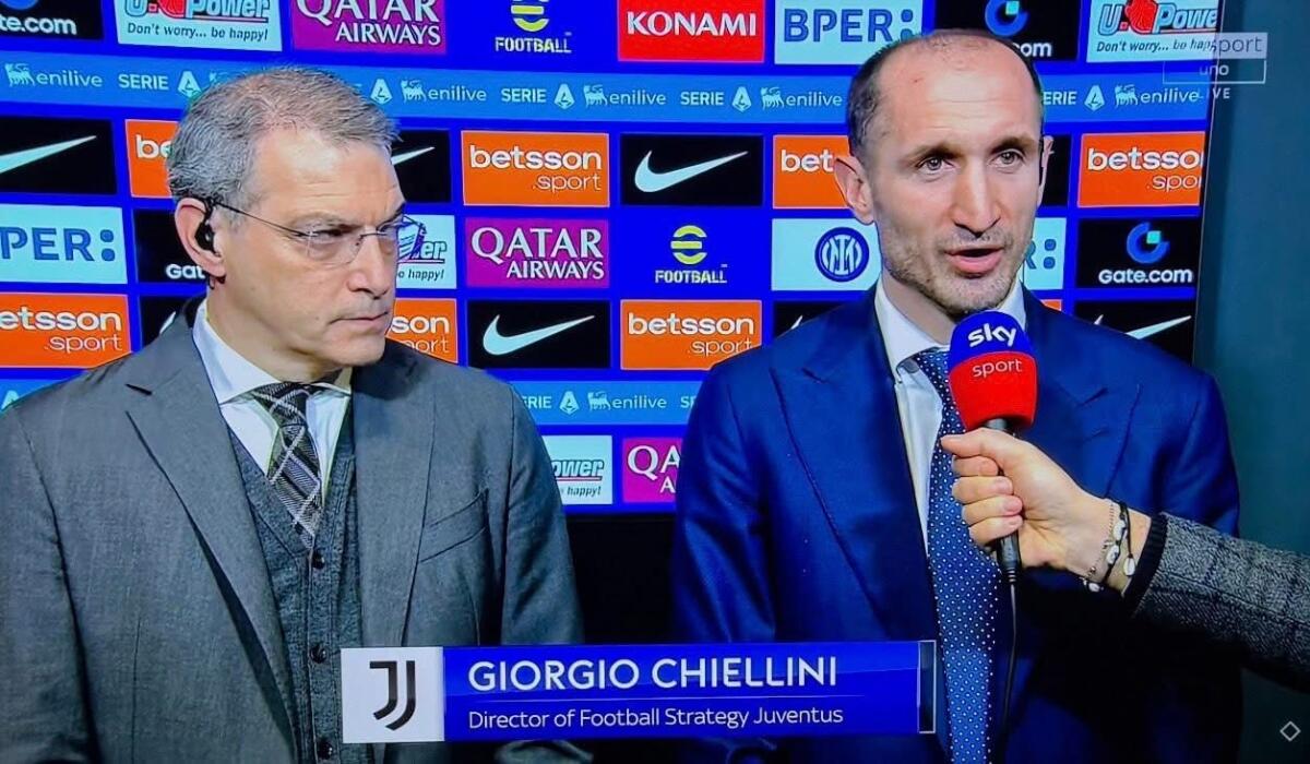 Chiellini duro dopo Inter - Juve “Imbarazzante, tutto il mondo ha visto” - 