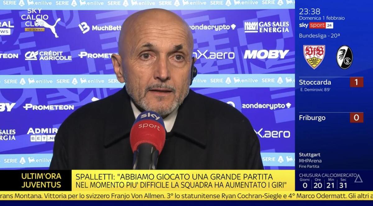 Spalletti chiude le porte ad Icardi: "Stiamo bene così" - Screenshot