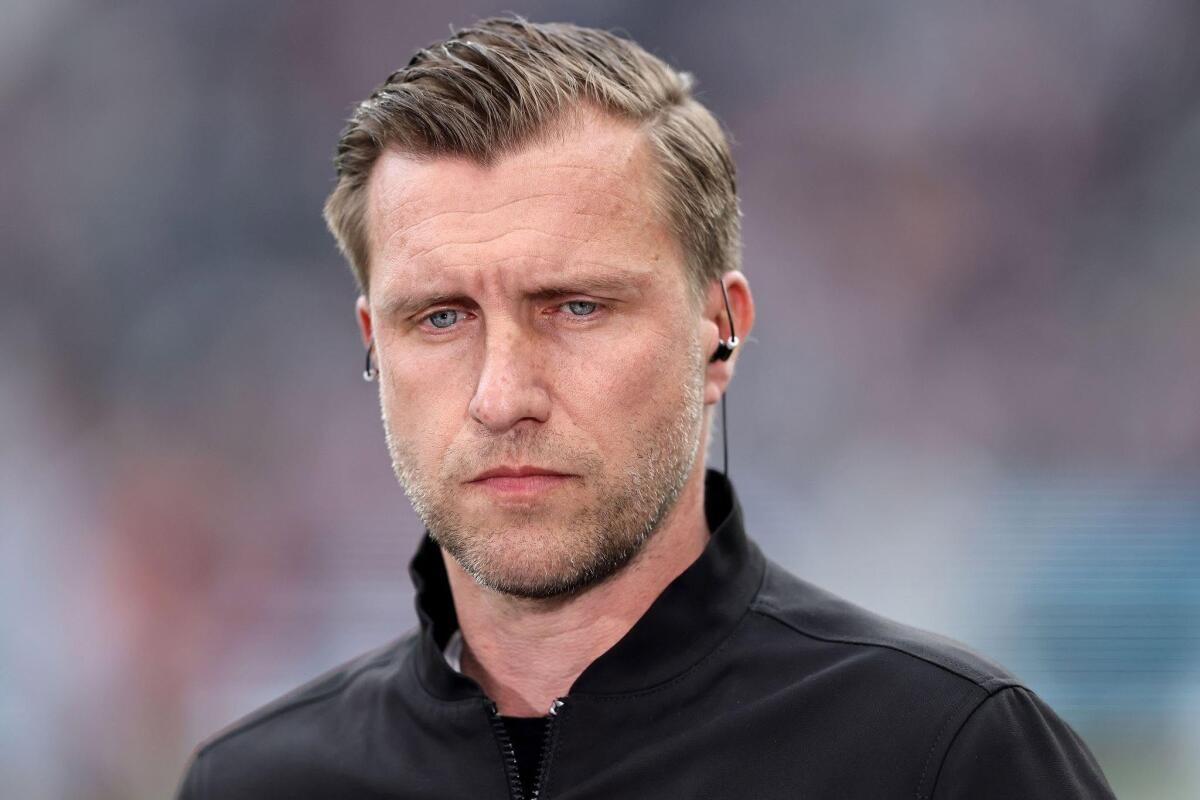 Milan, vicino anche l'arrivo del direttore tecnico: Markus Krösche - FRANKFURT AM MAIN, GERMANY - APRIL 18: Markus Kr?sche, head of sport of Eintracht Frankfurt is seen prior to the Bundesliga match between Eintracht Frankfurt and RB Leipzig at Deutsche Bank Park on April 18, 2026 in Frankfurt am Main, Germany. (Photo